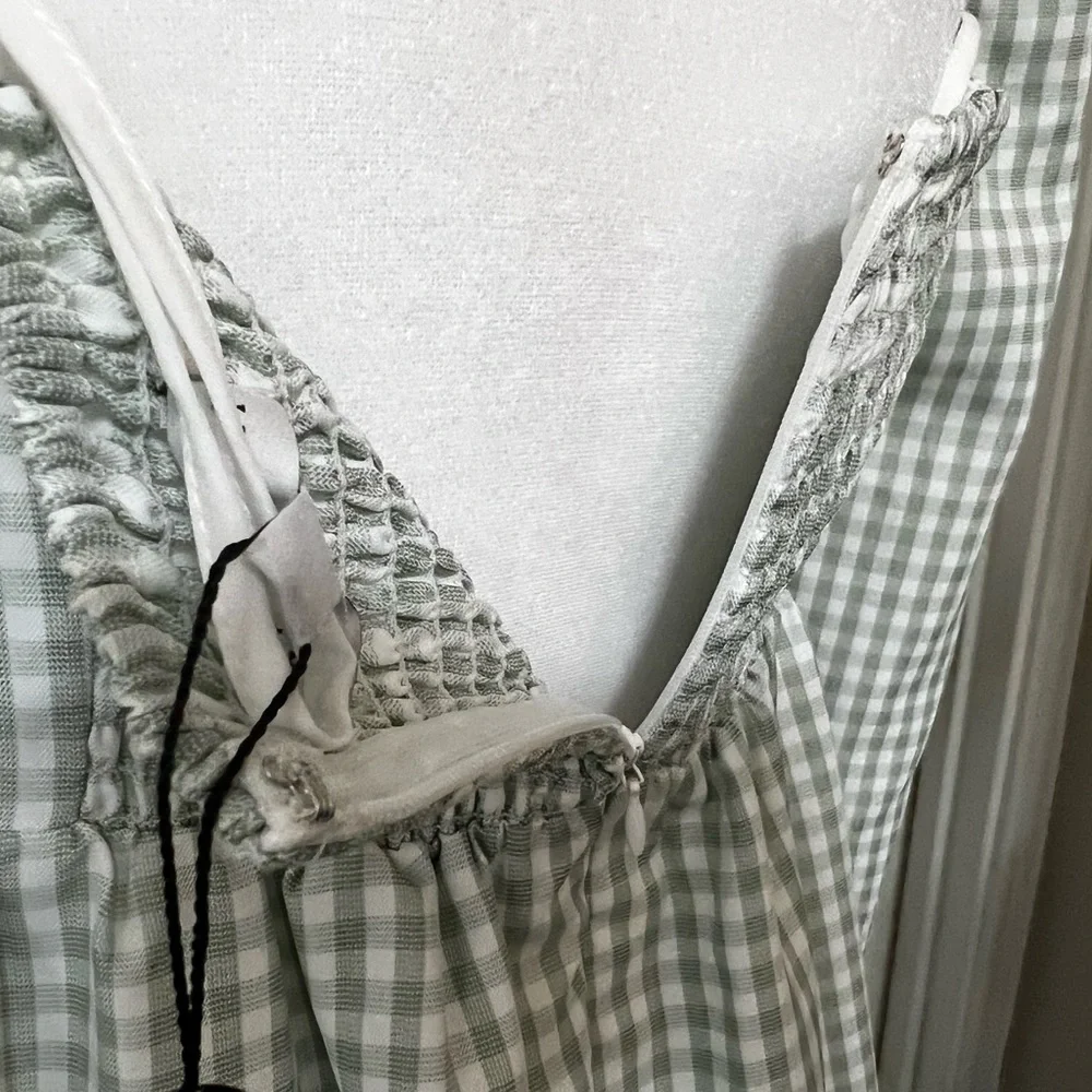 Gianni BINI NWT Kennedy Gingham dress - Picture 8 of 11